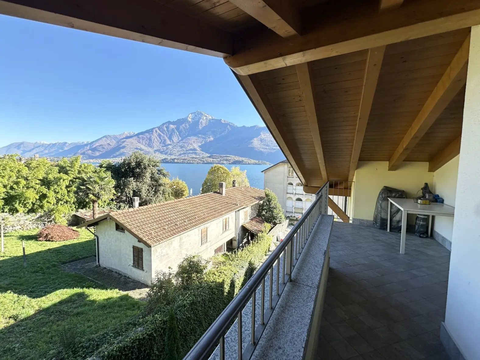 A Terrace over the Lake, Domaso — Lake Como, Italy — photo 1